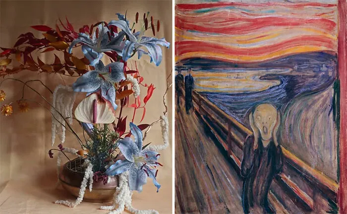 83 Floral Arrangements Inspired By Famous Paintings And Photos By Harriet Parry