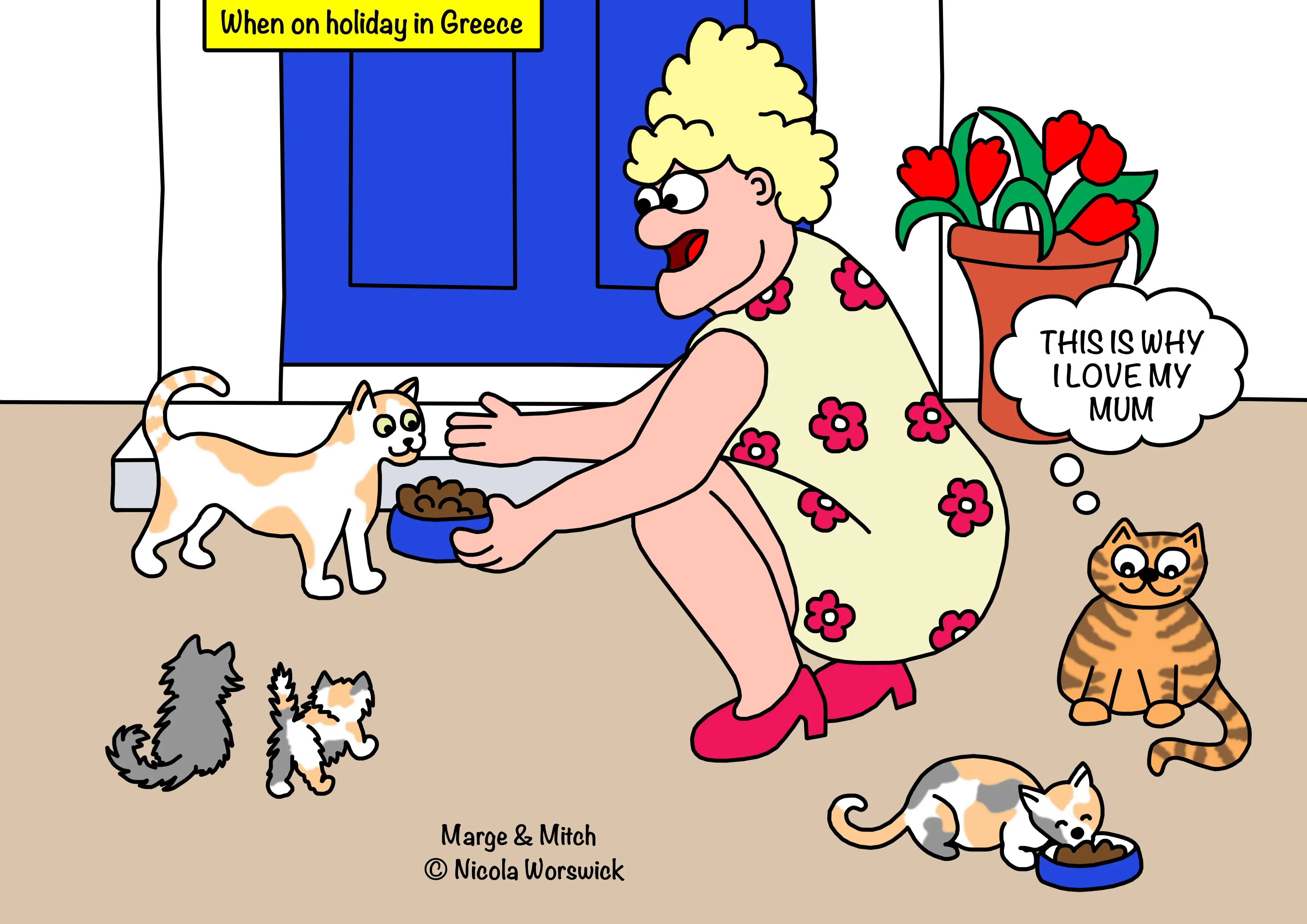 Marge And Mitch Funny Single Panel Comics