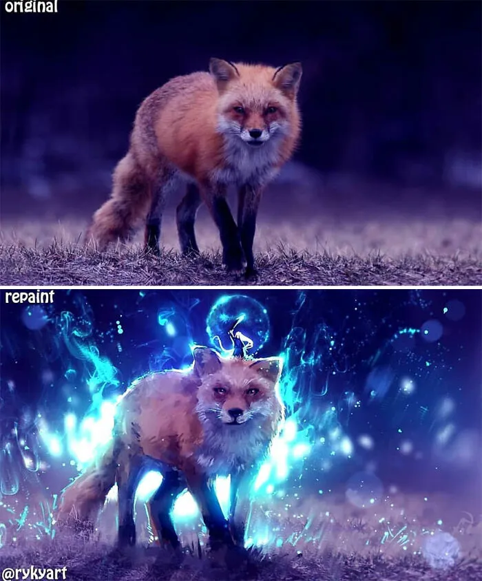 Czech Artist Draws On Top Of People's Nature Photos, And The Result Looks Otherworldly (84 Pics)