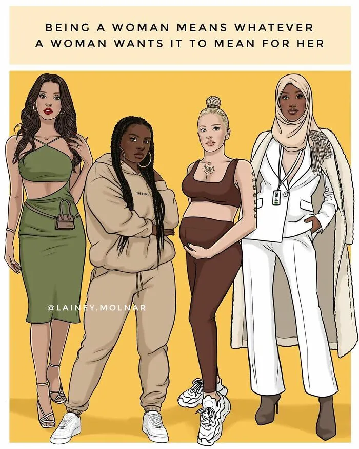 Lainey Molnar: Artist Drawing Societal Comics About Modern Woman Life