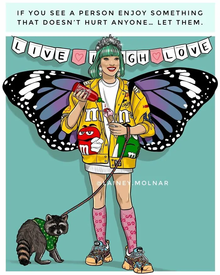 Lainey Molnar: Artist Drawing Societal Comics About Modern Woman Life