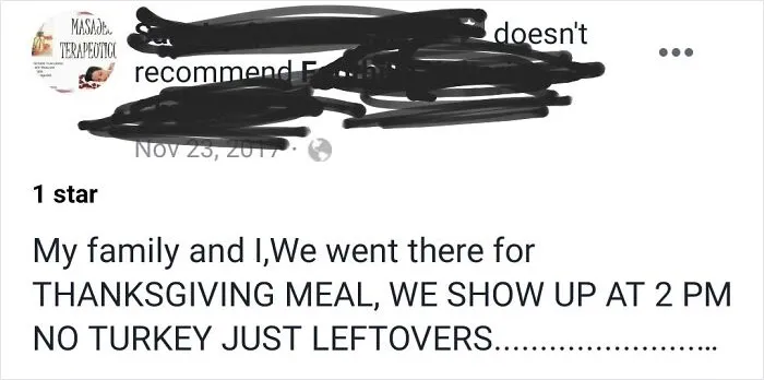 I Work At A Church, This Is An Old Review On Our Facebook Page