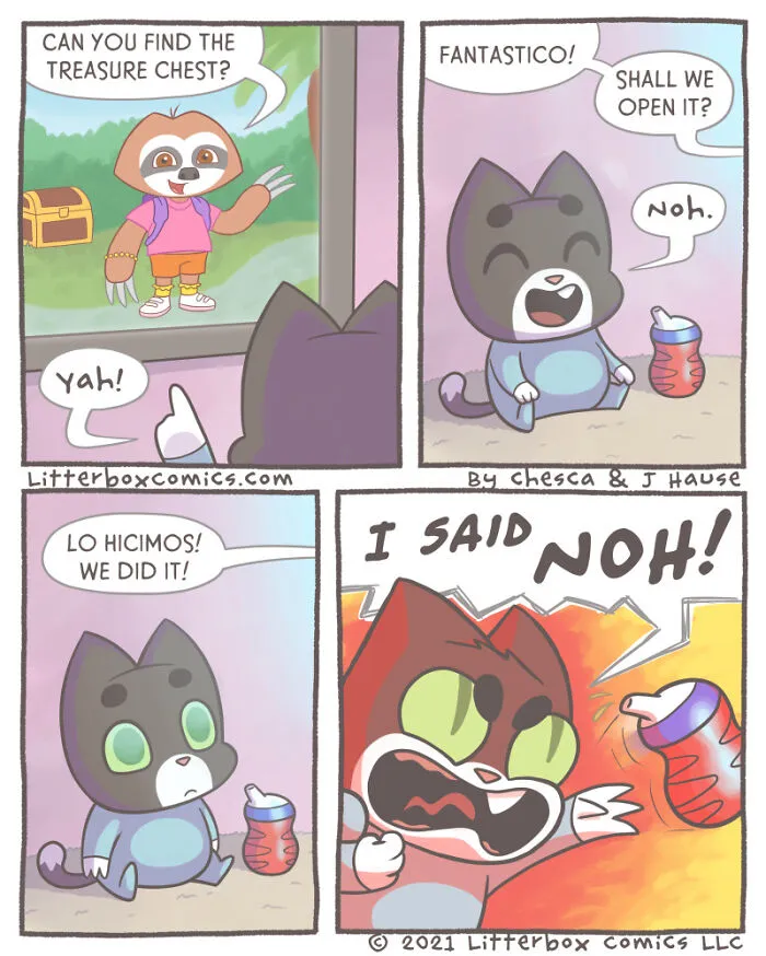 My Parenting Experience In 30 Comics With A Feline Twist (New Pics)