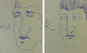 Hey Pandas, Draw The Same Picture With Your Dominant And Non-Dominant Hand (Closed)
