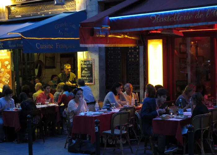 Receiving A Bill At A Restaurant In Paris