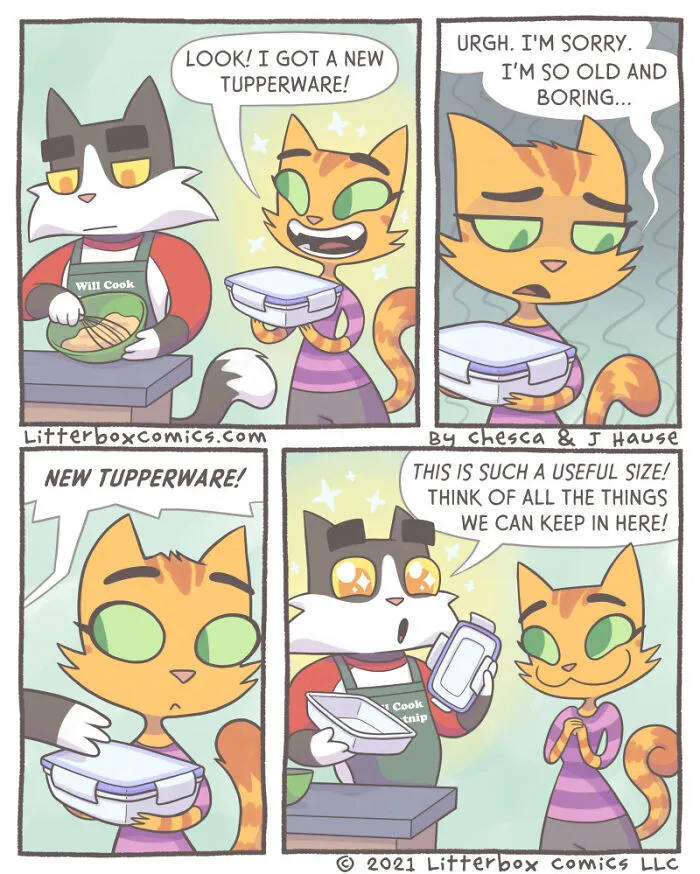 My Parenting Experience In 30 Comics With A Feline Twist (New Pics)