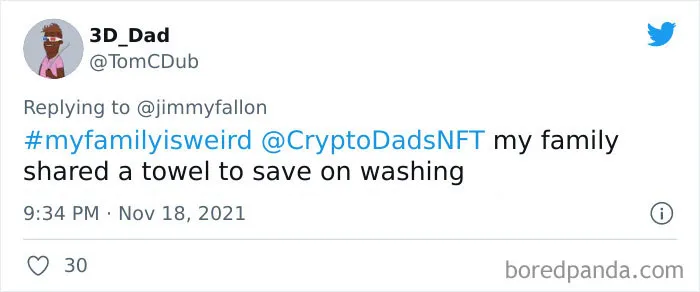 30 Of The Most Hilarious “My Family Is Weird Tweets” People Shared For Jimmy Fallon’s Challenge