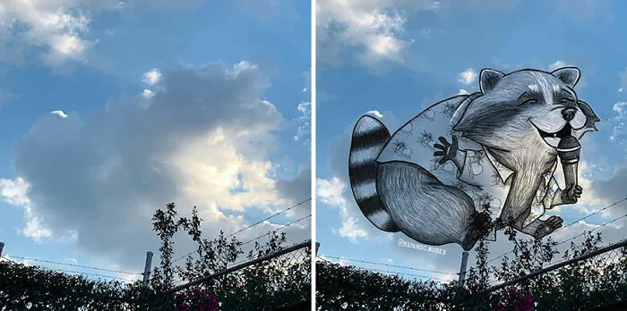 Clouds Come Alive As Cute Animals In The Drawings Of This Artist (80 Pics)