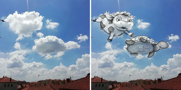 Clouds Come Alive As Cute Animals In The Drawings Of This Artist (80 Pics)