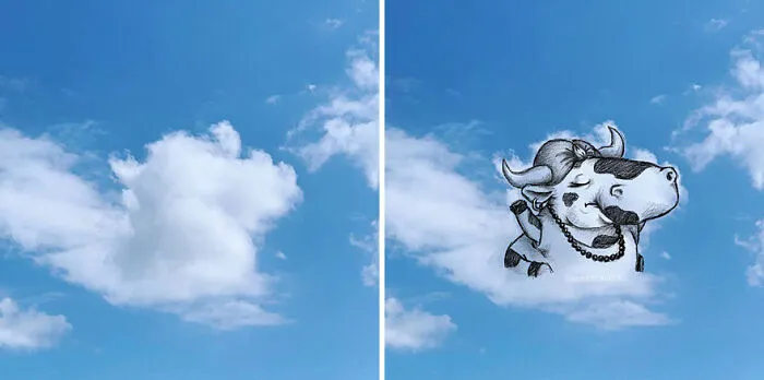 Clouds Come Alive As Cute Animals In The Drawings Of This Artist (80 Pics)