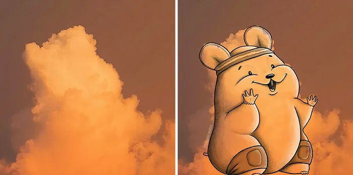Clouds Come Alive As Cute Animals In The Drawings Of This Artist (80 Pics)