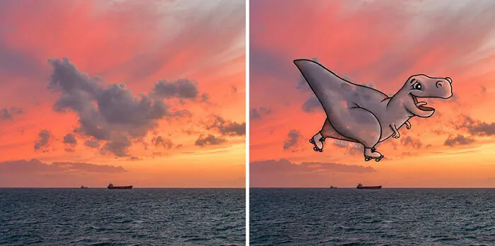 Clouds Come Alive As Cute Animals In The Drawings Of This Artist (80 Pics)