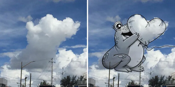Clouds Come Alive As Cute Animals In The Drawings Of This Artist (80 Pics)