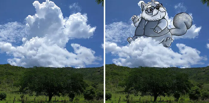 Clouds Come Alive As Cute Animals In The Drawings Of This Artist (80 Pics)