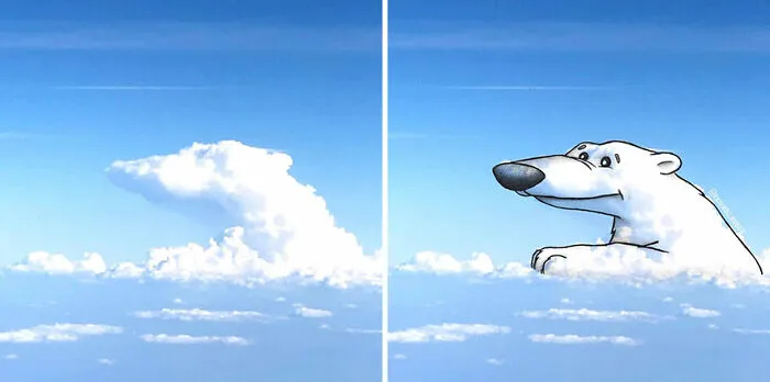 Clouds Come Alive As Cute Animals In The Drawings Of This Artist (80 Pics)