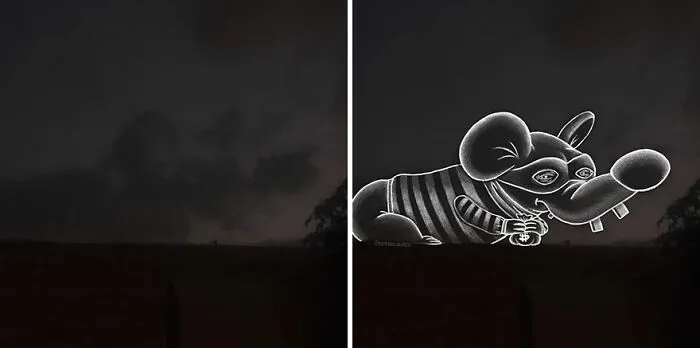 Clouds Come Alive As Cute Animals In The Drawings Of This Artist (80 Pics)