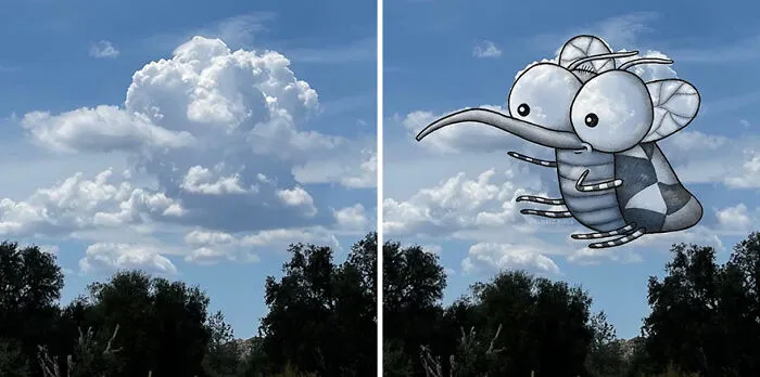 Clouds Come Alive As Cute Animals In The Drawings Of This Artist (80 Pics)