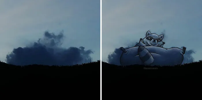 Clouds Come Alive As Cute Animals In The Drawings Of This Artist (80 Pics)