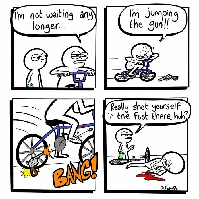 30 Comics That Depict Situations When Life Is Not Going According To Plan By Ryan Rds