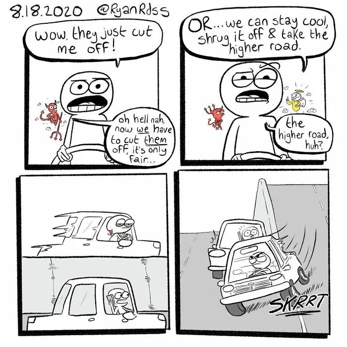 30 Comics That Depict Situations When Life Is Not Going According To Plan By Ryan Rds