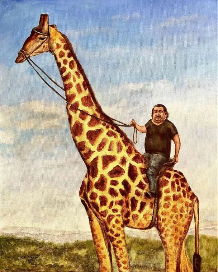 Artist Gives A Comically Exaggerated Representation Of Popular Characters And Phenomena In His Paintings, And Here Are The Best 59 Pics 