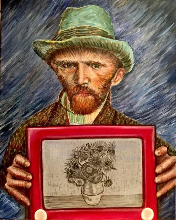 Artist Gives A Comically Exaggerated Representation Of Popular Characters And Phenomena In His Paintings, And Here Are The Best 59 Pics 