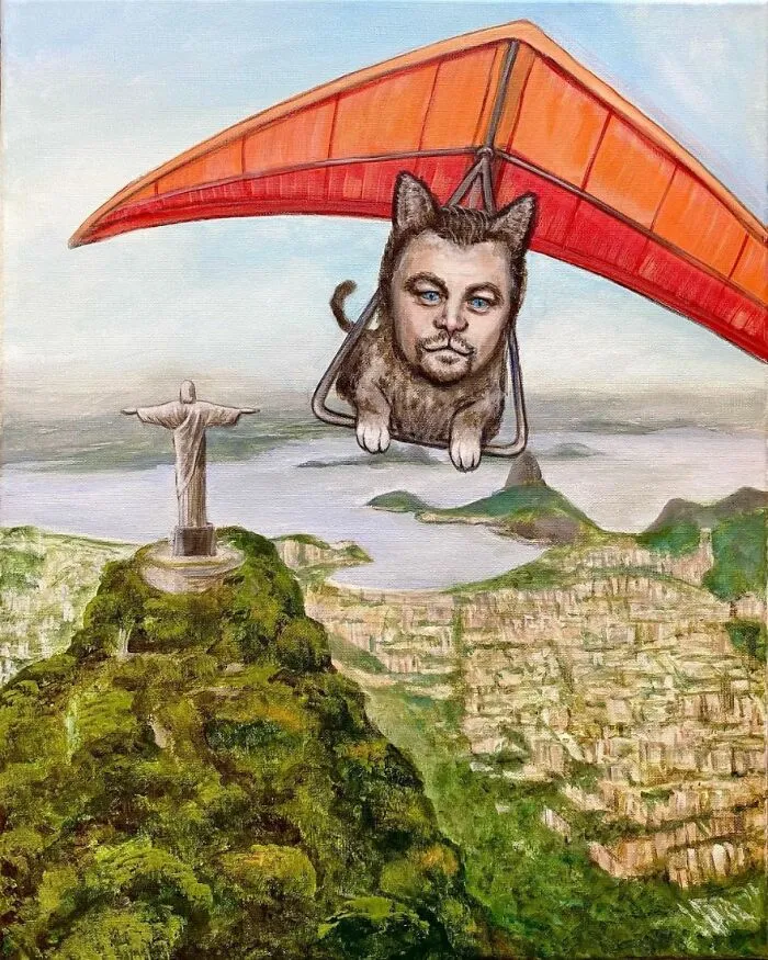 Artist Gives A Comically Exaggerated Representation Of Popular Characters And Phenomena In His Paintings, And Here Are The Best 59 Pics 