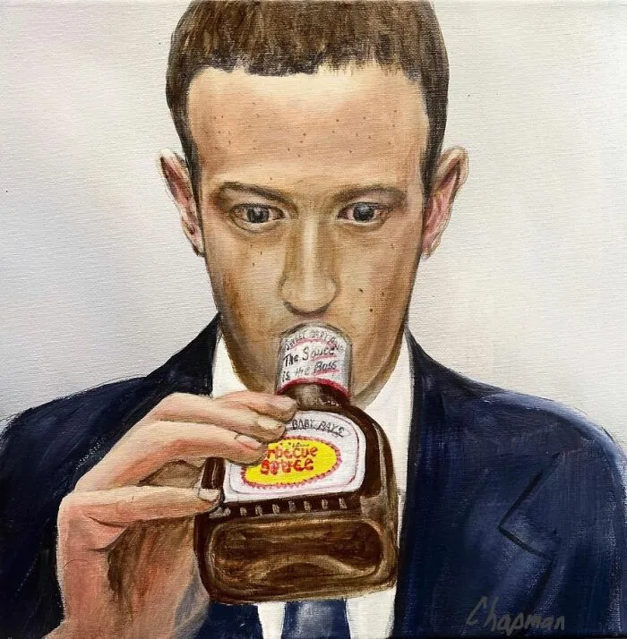 Artist Gives A Comically Exaggerated Representation Of Popular Characters And Phenomena In His Paintings, And Here Are The Best 59 Pics 