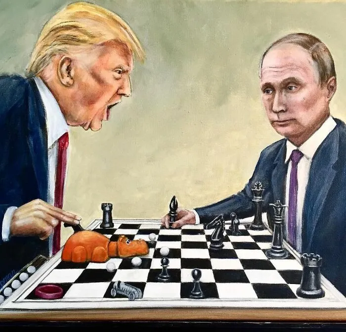 Artist Gives A Comically Exaggerated Representation Of Popular Characters And Phenomena In His Paintings, And Here Are The Best 59 Pics 