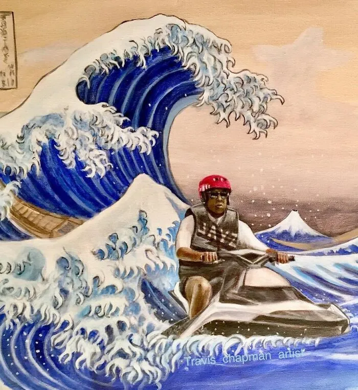 Artist Gives A Comically Exaggerated Representation Of Popular Characters And Phenomena In His Paintings, And Here Are The Best 59 Pics 