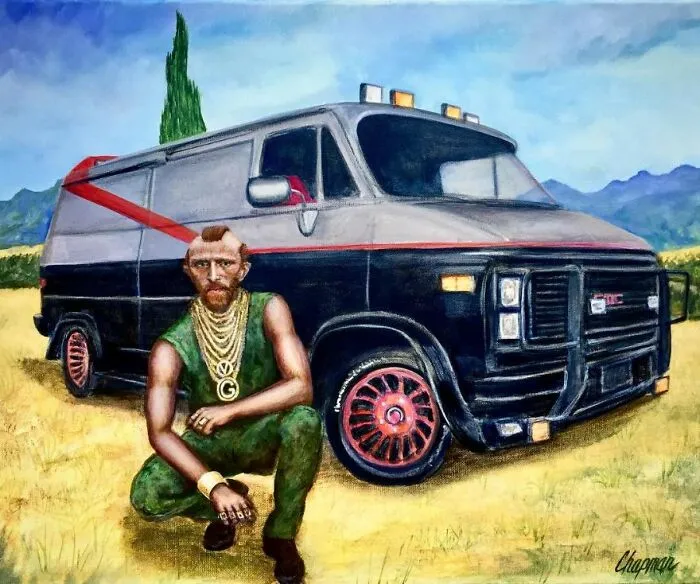 Artist Gives A Comically Exaggerated Representation Of Popular Characters And Phenomena In His Paintings, And Here Are The Best 59 Pics 