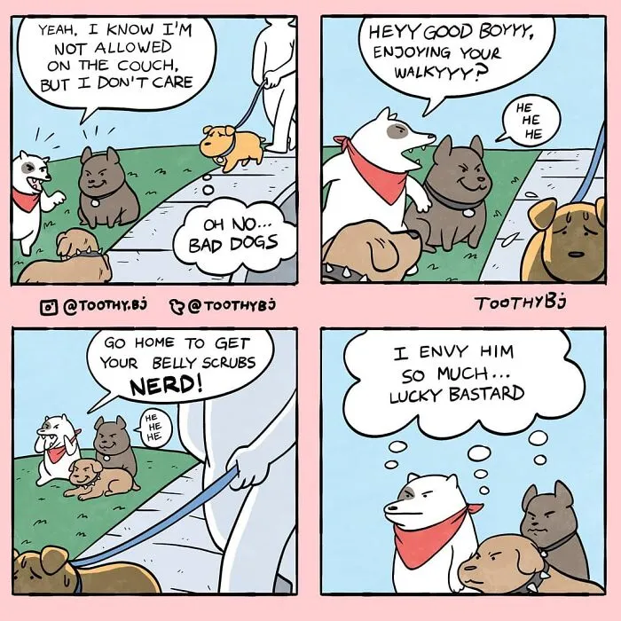 If You Have A Dark Sense Of Humor, You Will Probably Enjoy These Comics With Twisted Endings By ToothyBj (30 New Pics)