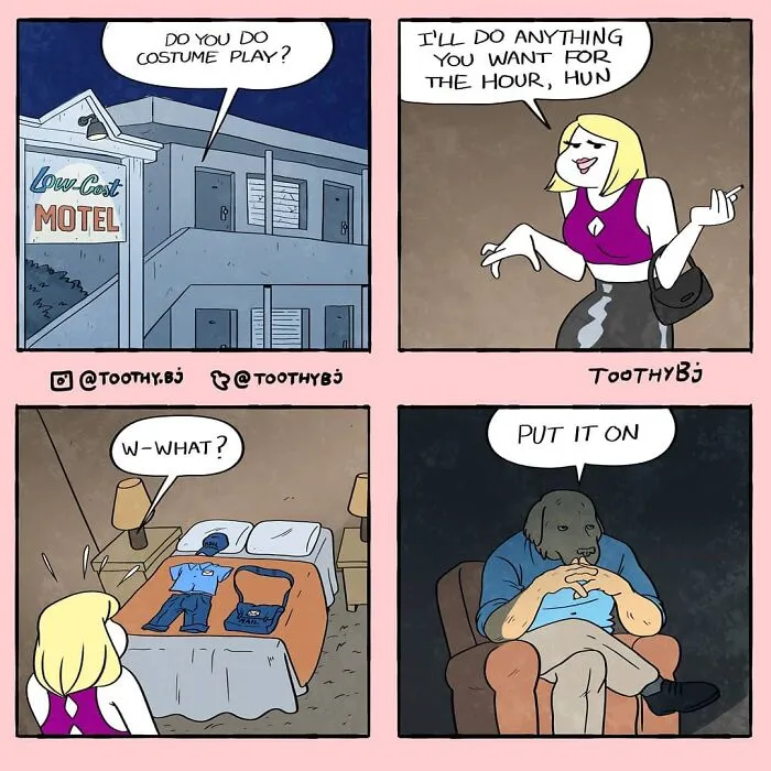 If You Have A Dark Sense Of Humor, You Will Probably Enjoy These Comics With Twisted Endings By ToothyBj (30 New Pics)