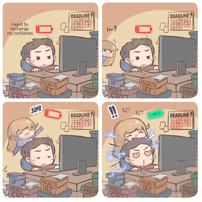 Artists Illustrate Their Relationship And Everyday Life In 30 Comics