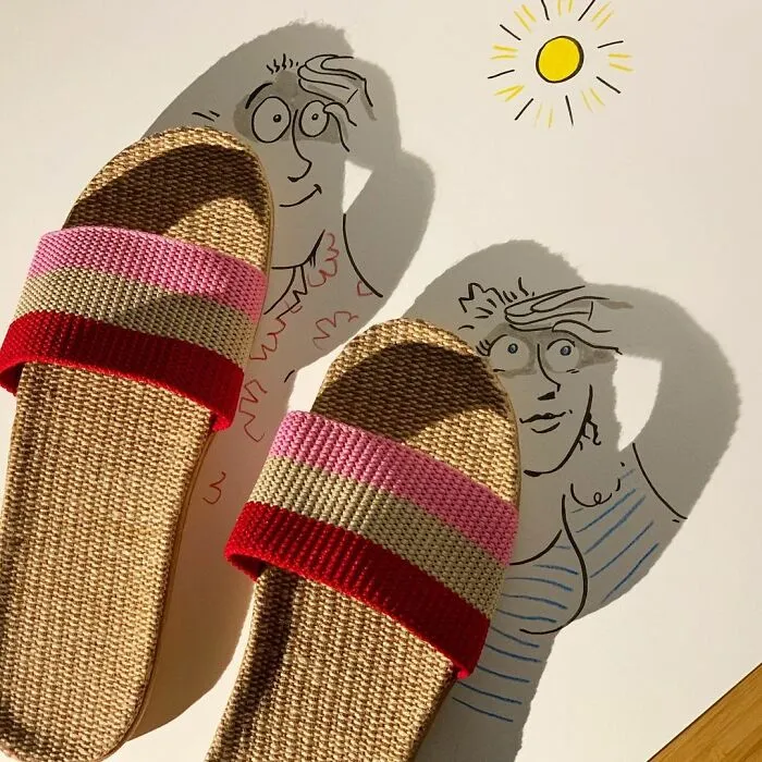 Shadows Of Random Objects Make Up Fun Illustrations By This Artist (50 Pics)