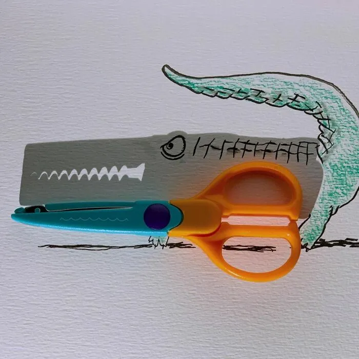 Shadows Of Random Objects Make Up Fun Illustrations By This Artist (50 Pics)