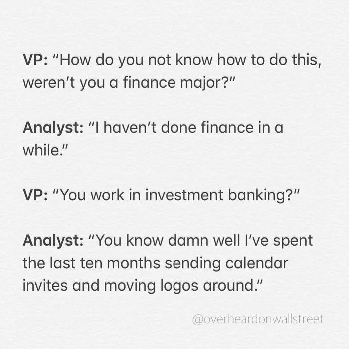 30 Hilarious Private Conversations People Overheard On Wall Street And Just Had To Share