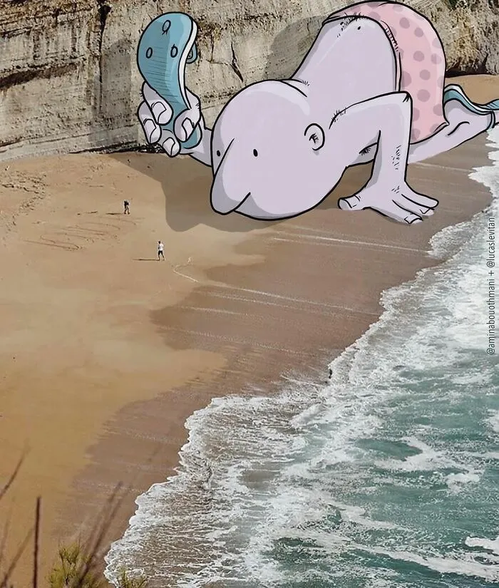Illustrator Adds Funny Cartoons To Strangers’ Instagram Photos (30 New Pics)