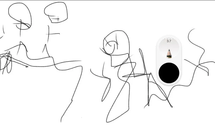 It’s Supposed To Be 3 People Standing On A Cliff. But Um, You Know.