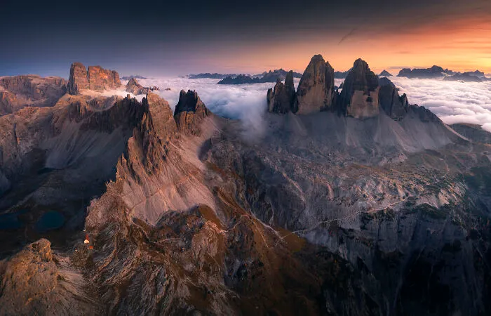 Tre Cime, Dolomites, Italy