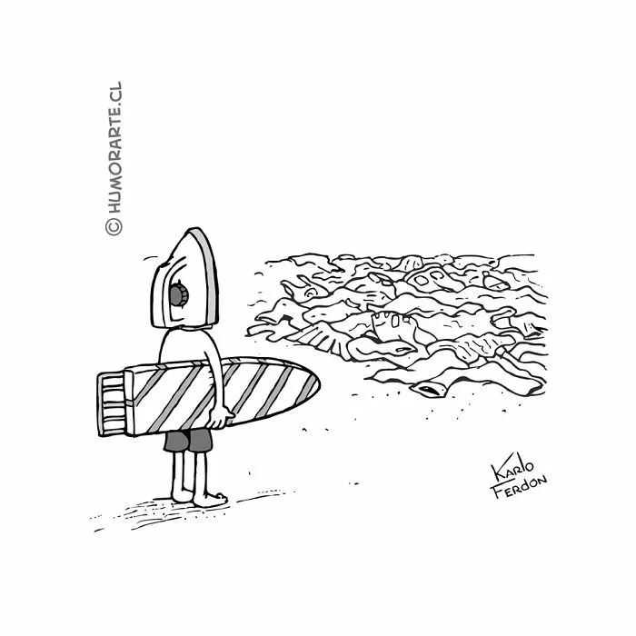 Este artista crea divertidos cómics minimalistas de una sola viñeta (30 nuevas imágenes)