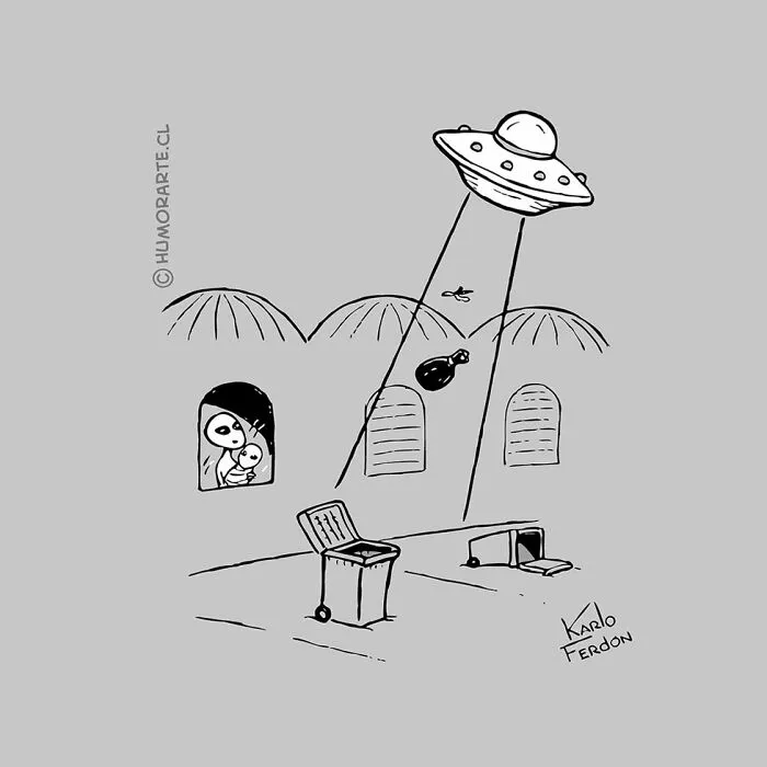 Este artista crea divertidos cómics minimalistas de una sola viñeta (30 nuevas imágenes)
