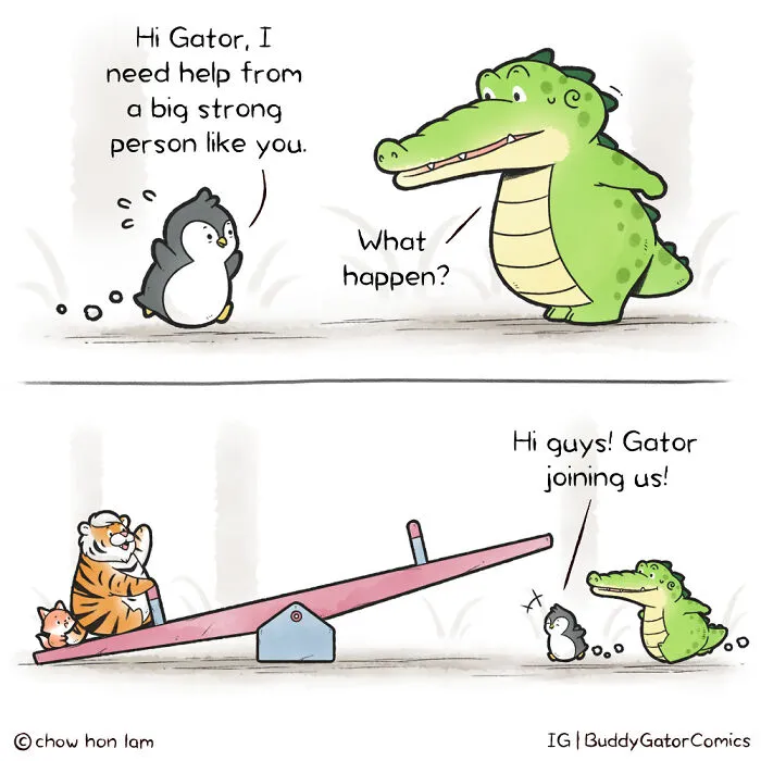 My 28 Comics About Adorable Animals Show A Good Example For Us Humans (New Pics)