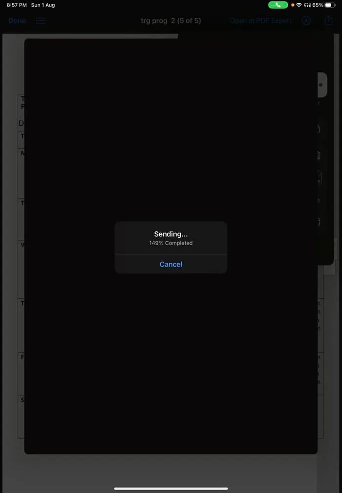Seems My iPad Is Sending The File To An Alternate Dimension...