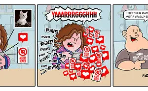 During My Mental Breakdown, I Started Creating Cartoon Strips Of My Best Friend's Life And Here's 20 Of Them