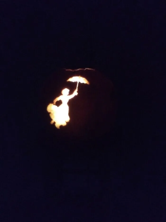 Mary Poppins Pumpkin