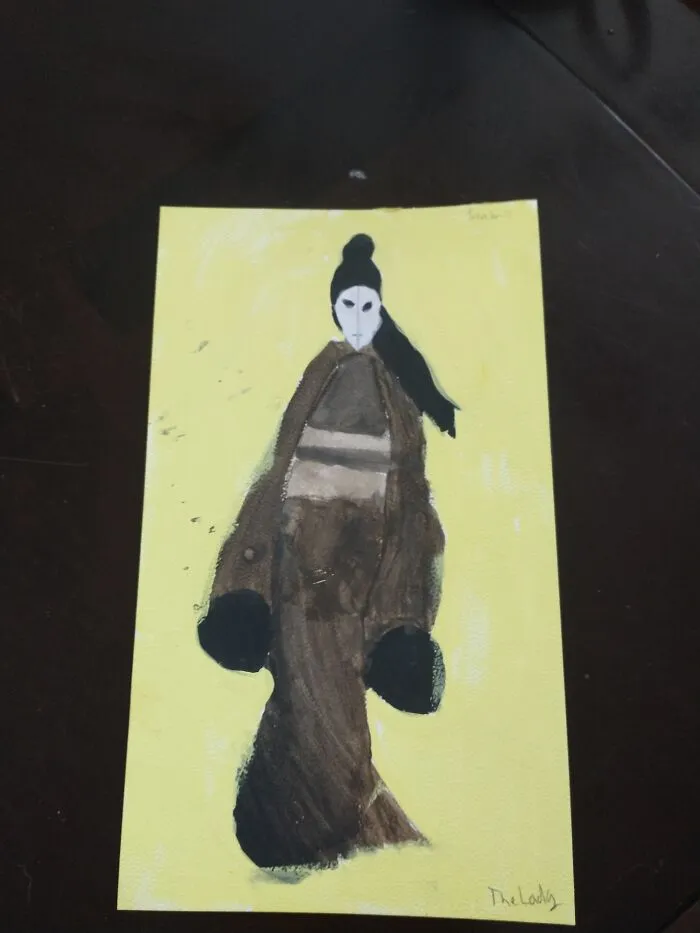 Little Nightmares Lady Watercolor