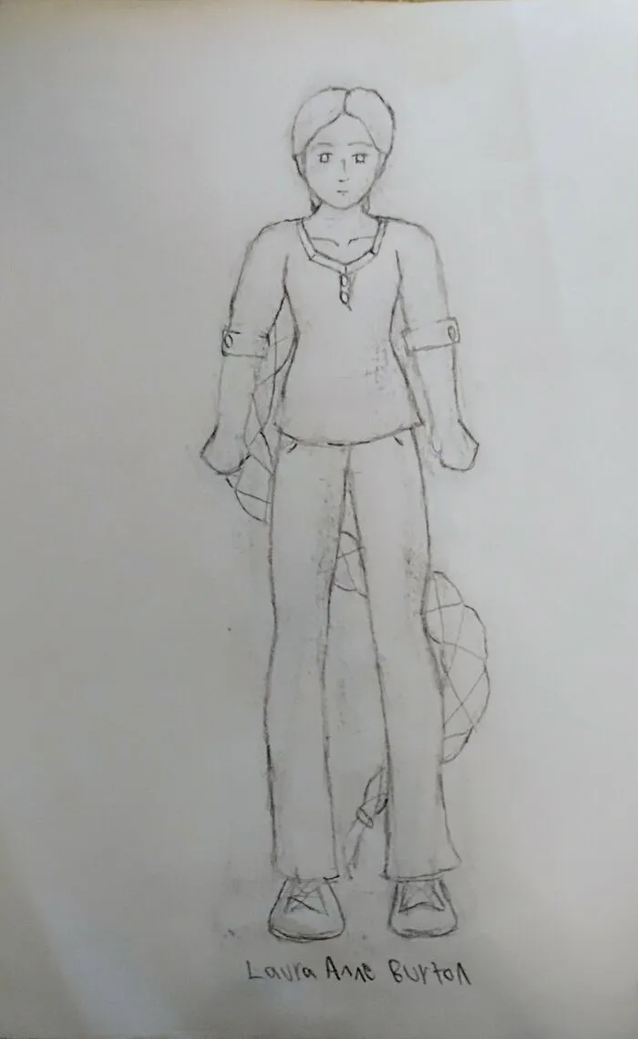 One Of My Many Sketches Of Laura, From The Webtoon I Plan On Making.