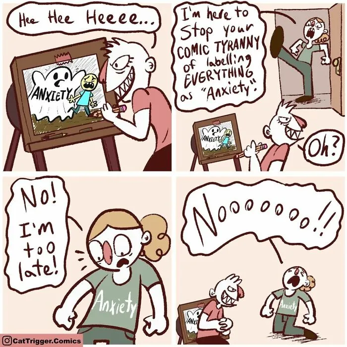 30 Hilariously Twisted Comics By “Cat Trigger”