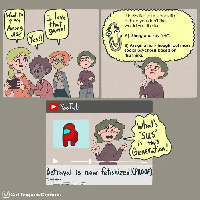 30 Hilariously Twisted Comics By “Cat Trigger”